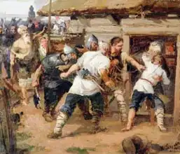 Surikov, Vasilij Ivanovic: Pagans killed the first Christians of Kievan Rus