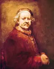 Rembrandt, van Rijn: Self Portrait in at the Age of 63