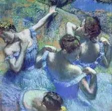Degas, Edgar: Blue Dancers