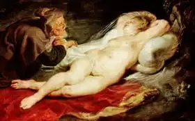 Rubens, Peter Paul: Hermit and the sleeping Angelica