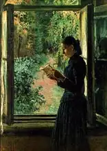 Ge, Nikolaj : Portrait of Natalia Petrunkevich
