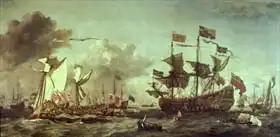 Velde, Willem van de: Royal Visit to the Fleet