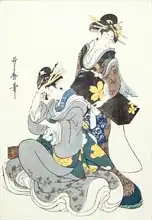 Utamaro, Kitagawa: Two Female Figures