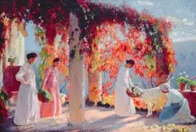 Martin, Henri: Pergola at Marquayrol