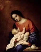 Zurbarán, Francisco de: Panna Marie s dítětem