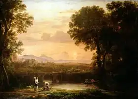 Lorrain, Claude: Landscape at Dusk