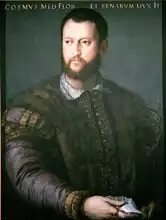 Bronzino, Agnolo: Portrait of Cosimo I de Medici
