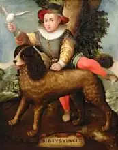 Anguissola, Sofonisba: Boy and Dog, Bibius Vincit