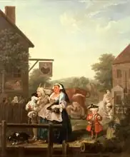 Hogarth, William: Four Times of Day: Evening