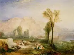 Turner, William: Bright Stone of Honour (Ehrenbreitstein) and the Tomb of Marceau, from Byron Childe Harold