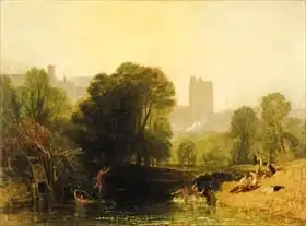 Turner, William: Near the Thames Lock, Windsor