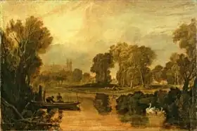 Turner, William: Eton College from the River, or The Thames at Eton