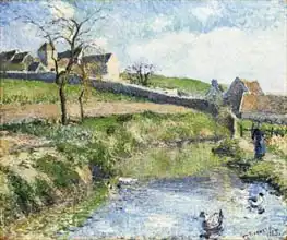 Pissarro, Camille: Farm at Osny