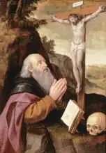 Coxie or Coxcie, Michiel I: St. Anthony Abbot