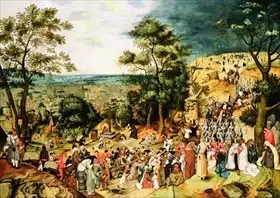 Brueghel, Pieter (ml.): Christ on the Road to Calvary