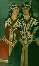 Iránská škola (15. století): Portrait of Twins