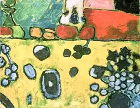 Jawlensky, von Alexej: Still life with a colourful tablecloth