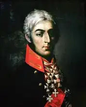 Ruská škola (19. století): Portrait of Prince Peter Bagration (1765-1812) Russian general