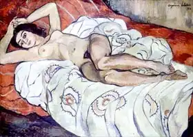 Valadon, Suzanne: Nude Female Reclining