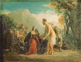 Leslie, Charles Robert: Don Quixote and Dorothea from Cervante Don Quixote de la Mancha