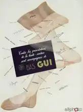 Neznámý: Gui stockings, from Femina magazine