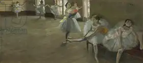 Degas, Edgar: Tanečnice ve třídě