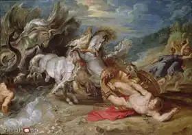 Rubens, Peter Paul: Smrt Hippolyta