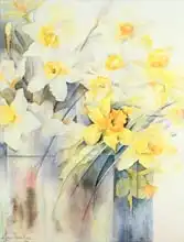 Armitage, Karen: Mixed Daffodils in a Tank