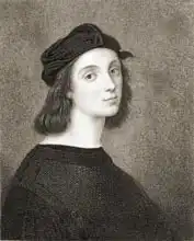 Raphael: Raphael (Raffaello Sanzio of Urbino) (1483-1520) from Gallery of Portraits