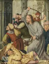 Massys, Quentin: Ježíš vyhání obchodníky z chrámu