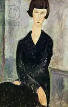 Modigliani, Amadeo: Žena v černém