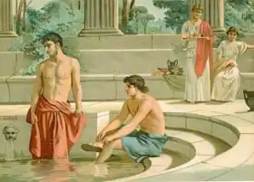 Baixeras-Verdaguer, Dionisio: Telemachus and Pisistratus in the palace of Menelaus