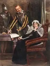 Linton, James Dromgole: The Abdication at Lochleven Castle of Mary Stuart, Queen of Scots