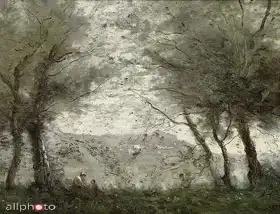 Corot, J. B. Camille: Rybník ve Ville-Avray