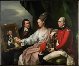 West, Benjamin: Portrait Group of the Drummond Family, Peter Auriol Drummond, Mary Bridget Milnes Drummond ), and George William Drummon