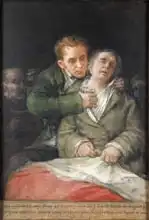 Goya, Francisco: Self-Portrait with Dr. Arrieta