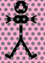 Thisisnotme: Woman with Flower Icons