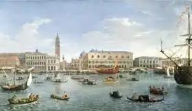 Wittel, Gaspar van: View of Venice from the Island of San Giorgio