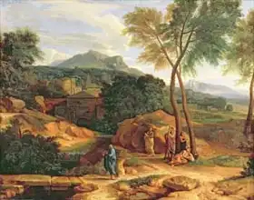 Millet, J. F.: Landscape with Conopion Carrying the Ashes of Phocion