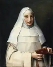 Anguissola, Sofonisba: Portrait of the artist sister in the garb of a nun