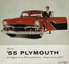 Neznámý: The 55 Plymouth car