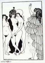 Beardsley, Aubrey: Illustration from Lysistrate by Aristophanes
