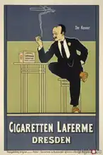Neznámý: Laferme Cigarettes, pub. By Grimme and Hempel, Leipzig