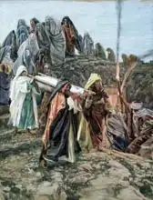 Tissot, James Joseph: Jesus Carried to the Tomb, illustration for The Life of Christ