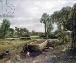 Constable, John: Stavba člunu