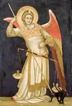 Guariento, Ridolfo di Arpo: Angel Weighing a Soul