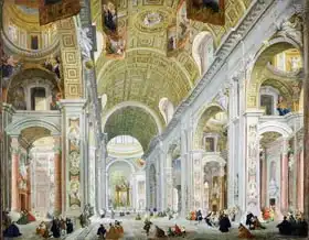 Pannini, Paolo Giovanni: Interior of St. Peter , Rome