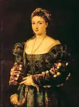 Tizian: Portrait of a Woman, called La Bella