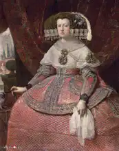 Velazquez, Diego: Španělská královna Marie Anna