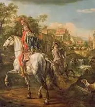 Bellotto, Bernardo: Hussar on horseback